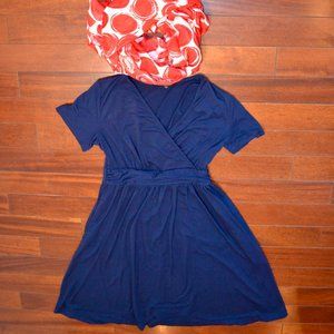 Navy Blue T-shirt Dress